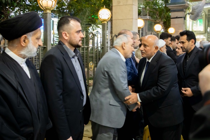 مراسم ترحیم و بزرگداشت رهبرمعظم انقلاب در بین الحرمین کربلا
