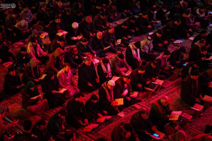 الحرم العلويّ الشریف غارق في الحزن والعزاء