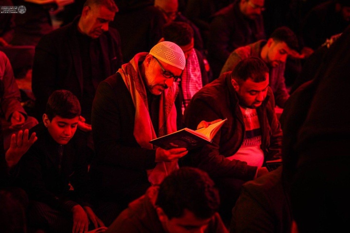 الحرم العلويّ الشریف غارق في الحزن والعزاء