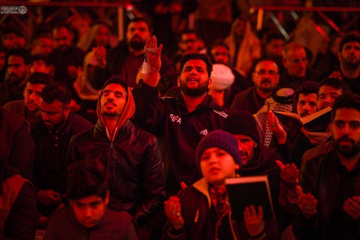 الحرم العلويّ الشریف غارق في الحزن والعزاء