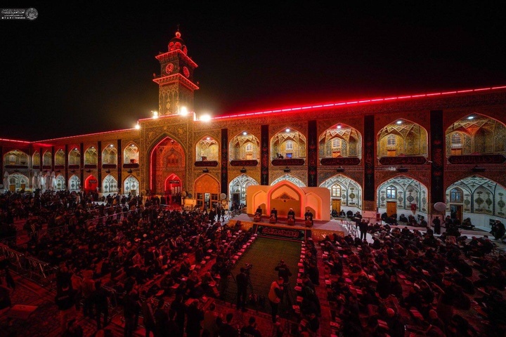 الحرم العلويّ الشریف غارق في الحزن والعزاء