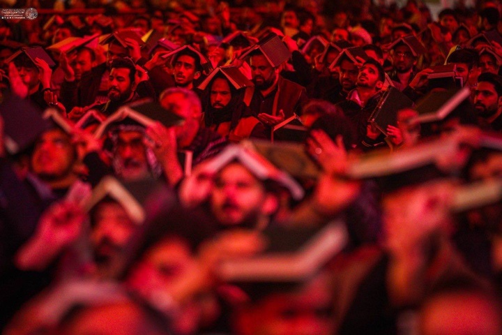 الحرم العلويّ الشریف غارق في الحزن والعزاء