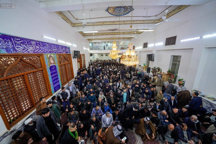 مراسم ترحیم و بزرگداشت رهبرمعظم انقلاب اسلامی در حرم مطهر علوی
