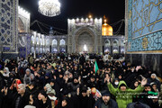 مراسم إحیاء لیلة القدر في الحرم الرضوي الشریف