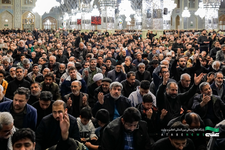 مراسم احیا شب قدر در حرم مطهر رضوی