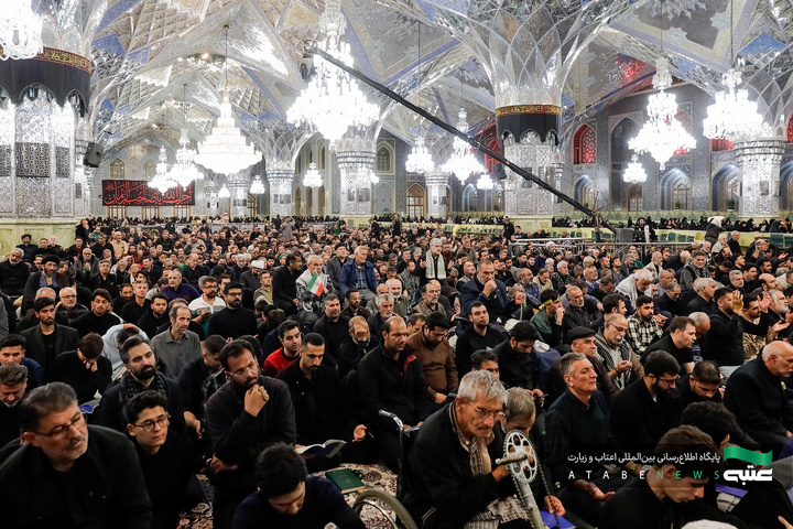 مراسم احیا شب قدر در حرم مطهر رضوی