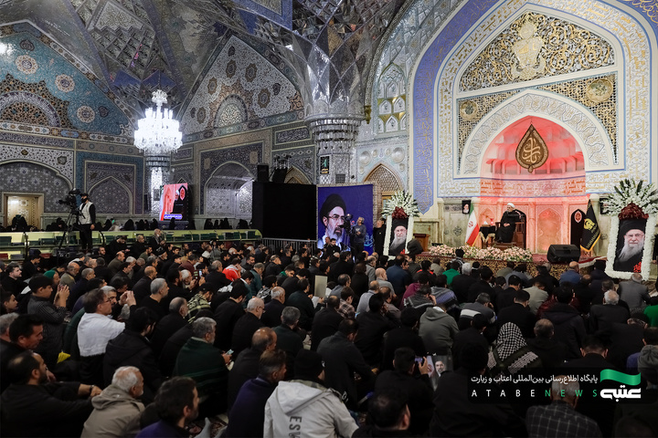 مراسم احیا شب قدر در حرم مطهر رضوی