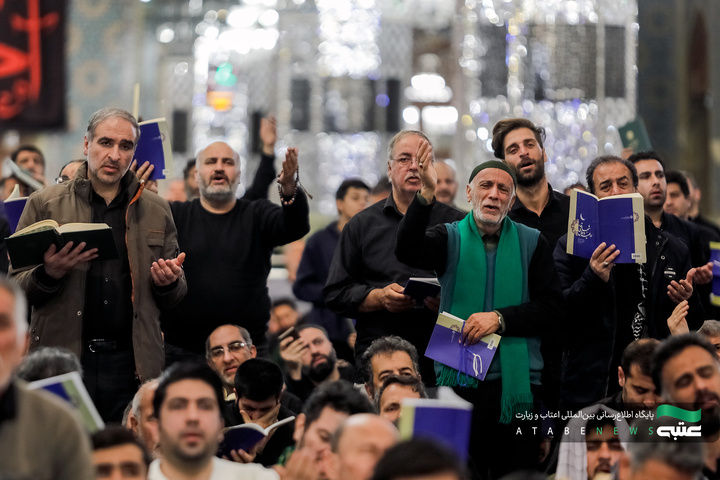 مراسم احیا شب قدر در حرم مطهر رضوی