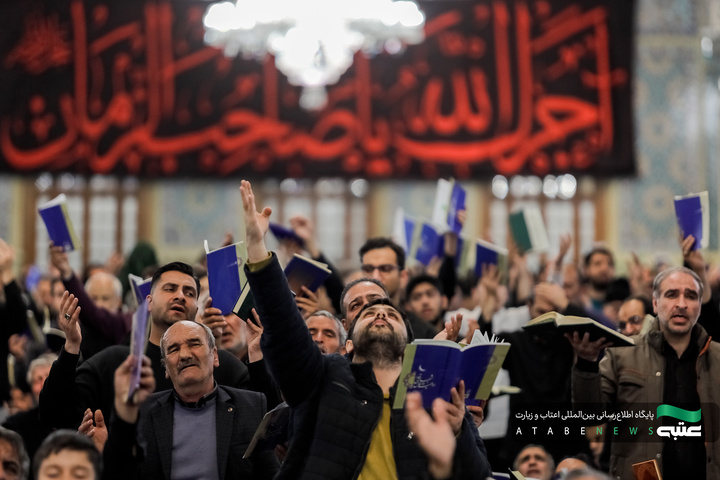 مراسم احیا شب قدر در حرم مطهر رضوی