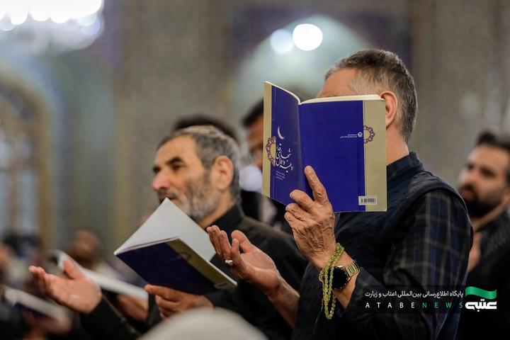 مراسم احیا شب قدر در حرم مطهر رضوی