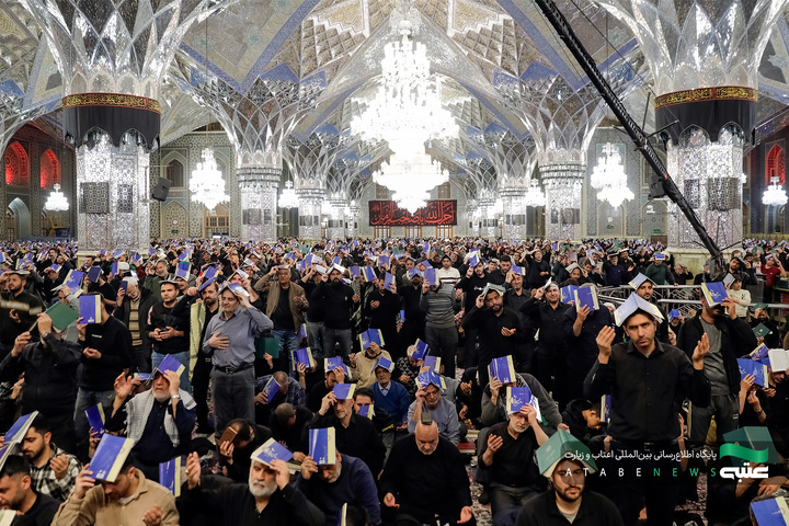 مراسم احیا شب قدر در حرم مطهر رضوی