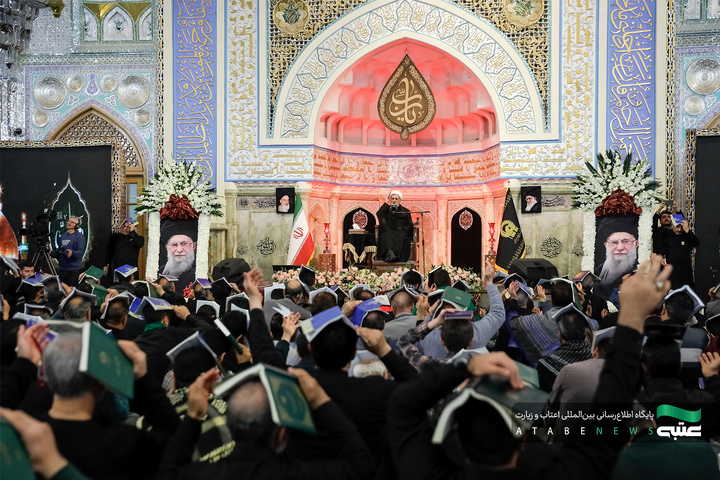 مراسم احیا شب قدر در حرم مطهر رضوی