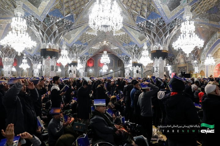 مراسم احیا شب قدر در حرم مطهر رضوی