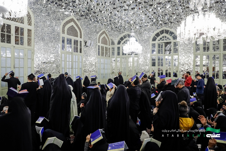 مراسم احیا شب قدر در حرم مطهر رضوی