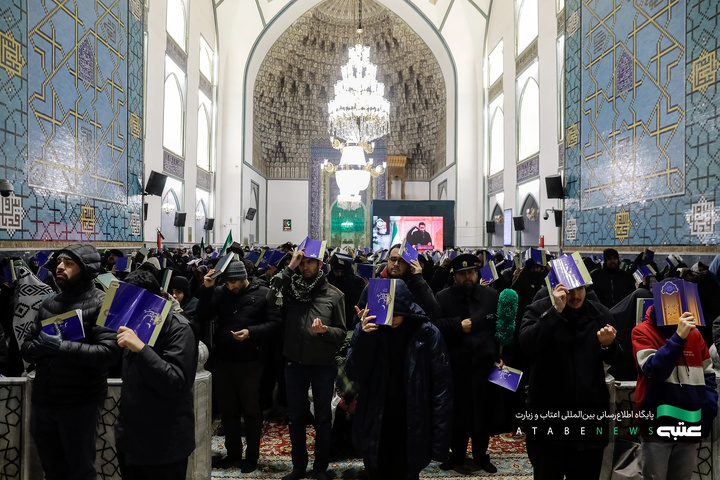 مراسم احیا شب قدر در حرم مطهر رضوی