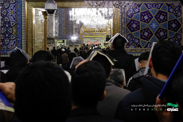 مراسم احیا شب قدر در حرم مطهر رضوی