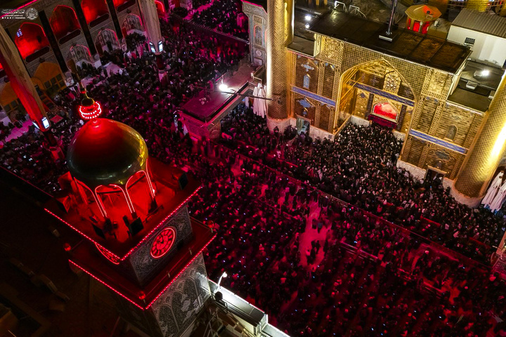 حال و هوای حرم مطهر علوی در شب شهادت امیرالمومنین علی علیه السلام