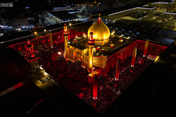 حال و هوای حرم مطهر علوی در شب شهادت امیرالمومنین علی علیه السلام