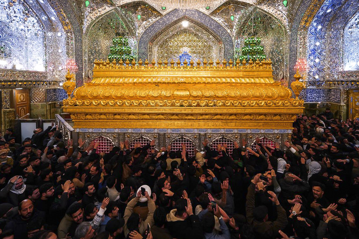 حال و هوای حرم مطهر علوی در شب شهادت امیرالمومنین علی علیه السلام