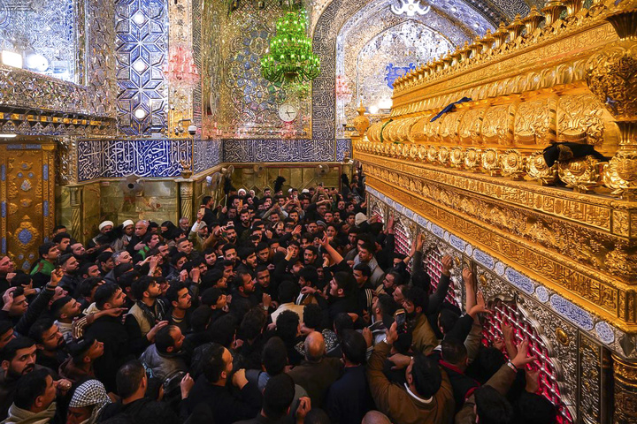حال و هوای حرم مطهر علوی در شب شهادت امیرالمومنین علی علیه السلام