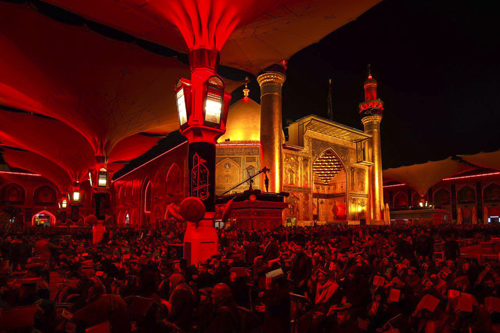 حال و هوای حرم مطهر علوی در شب شهادت امیرالمومنین علی علیه السلام