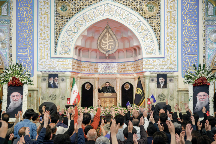 مراسم احیا شب بیست و سوم ماه مبارک رمضان در حرم مطهر رضوی