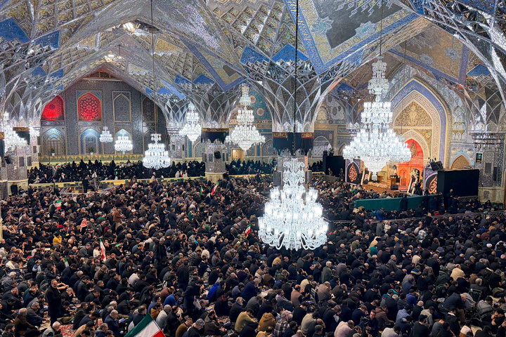 مراسم احیا شب بیست و سوم ماه مبارک رمضان در حرم مطهر رضوی