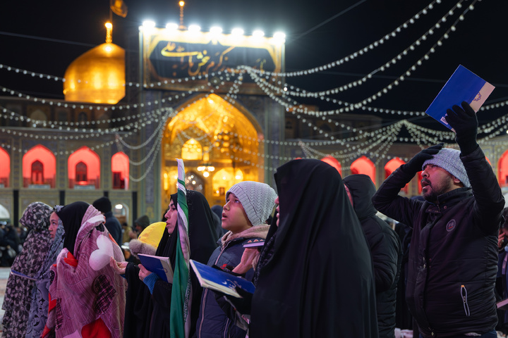مراسم احیا شب بیست و سوم ماه مبارک رمضان در حرم مطهر رضوی