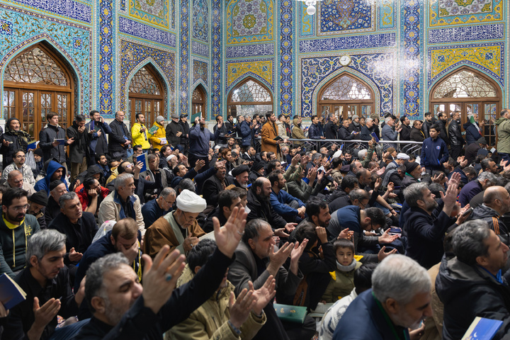 مراسم احیا شب بیست و سوم ماه مبارک رمضان در حرم مطهر رضوی
