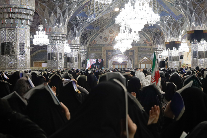 مراسم احیا شب بیست و سوم ماه مبارک رمضان در حرم مطهر رضوی