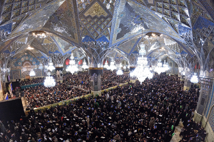 مراسم احیا شب بیست و سوم ماه مبارک رمضان در حرم مطهر رضوی