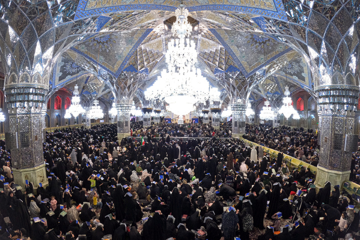 مراسم احیا شب بیست و سوم ماه مبارک رمضان در حرم مطهر رضوی