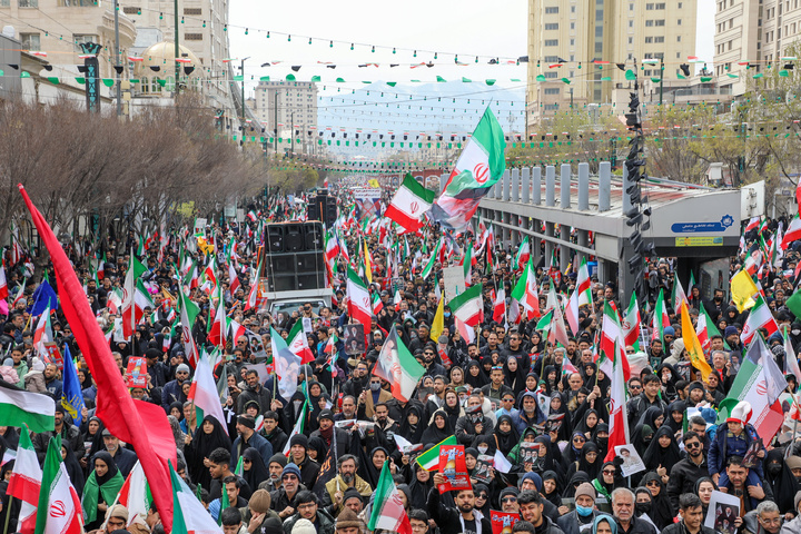 راهپیمایی روز قدس در مشهد