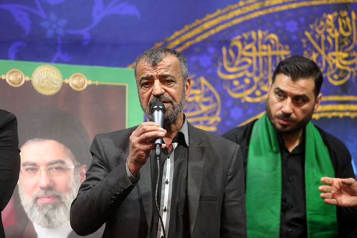 وداع با پیکر شهدای اخیر حملات آمریکایی صهیونی به قم در حرم بانوی کرامت