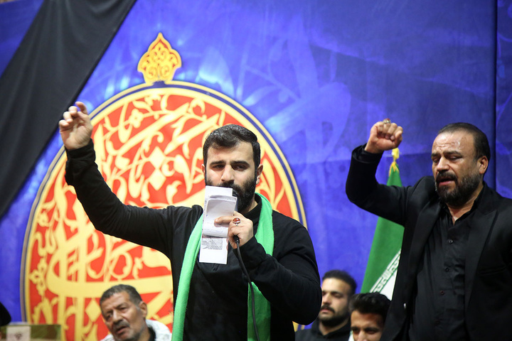 وداع با پیکر شهدای اخیر حملات آمریکایی صهیونی به قم در حرم بانوی کرامت