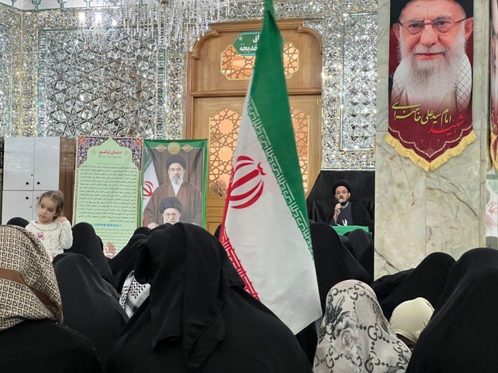 بیعت بانوان اروپایی با سومین رهبر انقلاب در حرم حضرت معصومه(س)