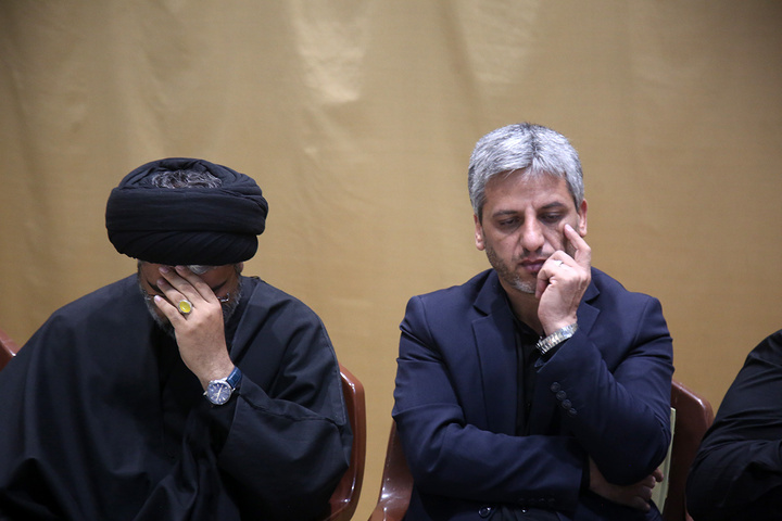 تشیع و تدفین پیکر شهید لاریجانی در حرم حضرت فاطمه معصومه (س)