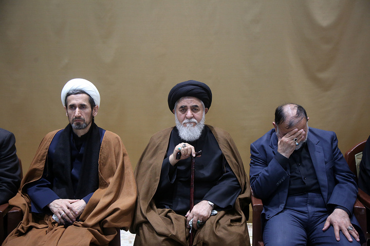 تشیع و تدفین پیکر شهید لاریجانی در حرم حضرت فاطمه معصومه (س)