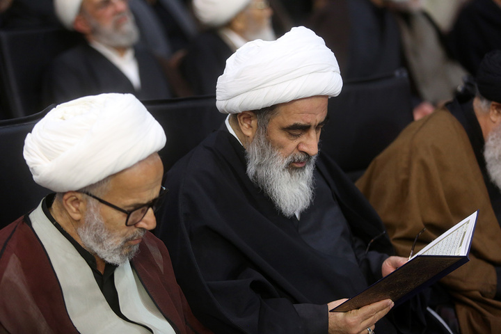 بزرگداشت شهید لاریجانی و وداع با پیکر مطهر شهید کیارش در حرم بانوی کرامت