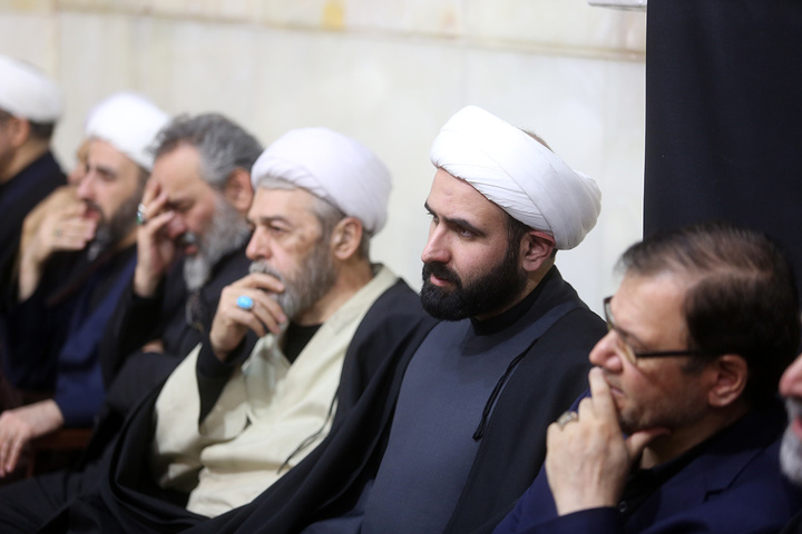 بزرگداشت شهید لاریجانی و وداع با پیکر مطهر شهید کیارش در حرم بانوی کرامت