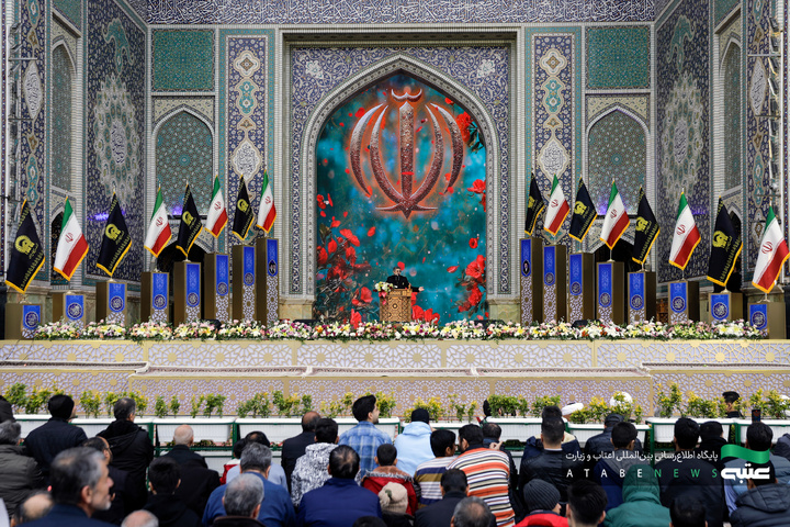 مراسم تحویل سال 1405 در حرم مطهر رضوی