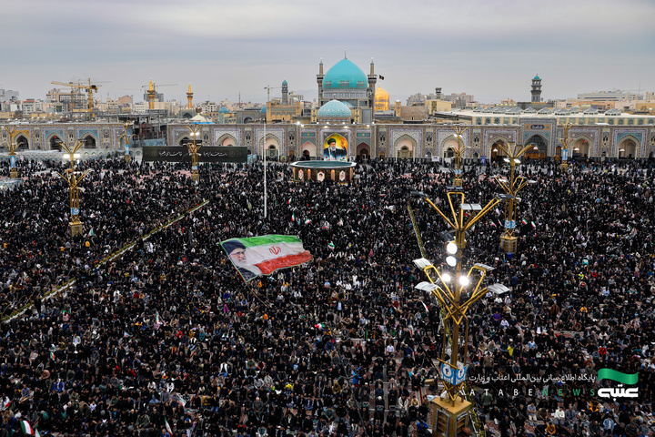 مراسم تحویل سال 1405 در حرم مطهر رضوی