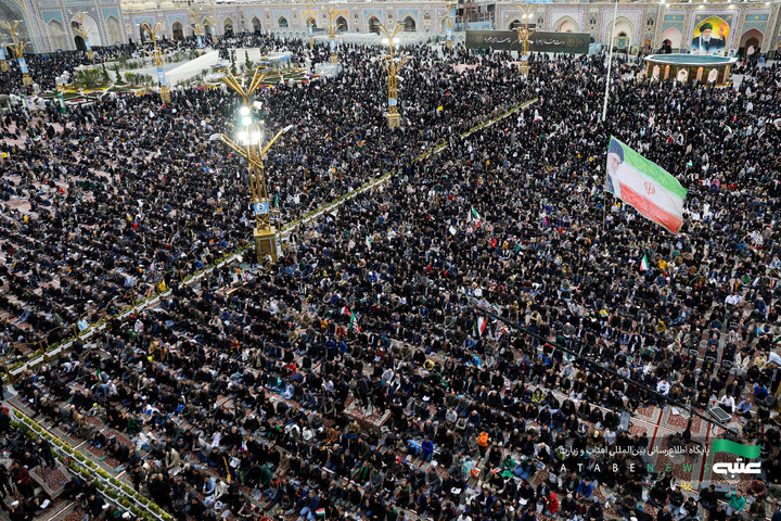 مراسم تحویل سال 1405 در حرم مطهر رضوی