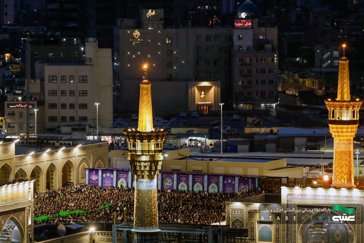 مراسم تحویل سال 1405 در حرم مطهر رضوی