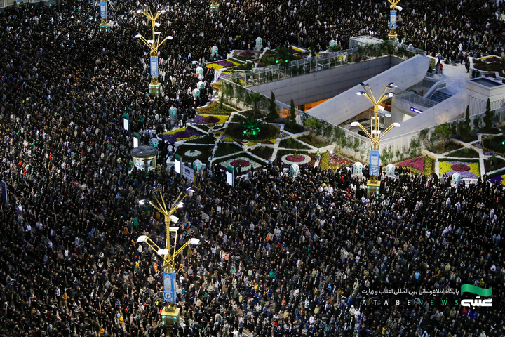 مراسم تحویل سال 1405 در حرم مطهر رضوی