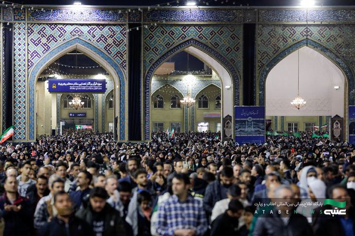 مراسم تحویل سال 1405 در حرم مطهر رضوی