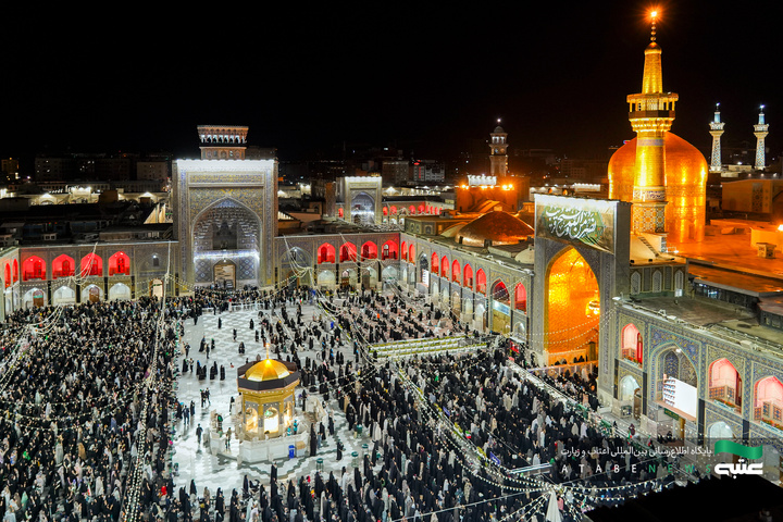 مراسم تحویل سال 1405 در حرم مطهر رضوی