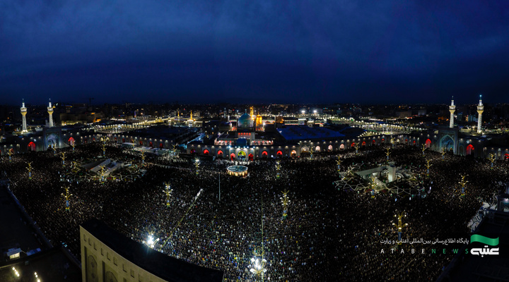 مراسم تحویل سال 1405 در حرم مطهر رضوی