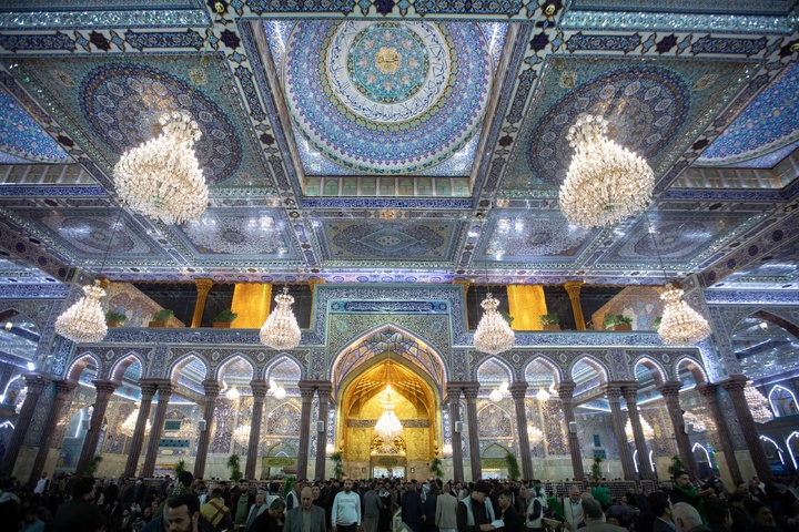 أجواء آخر يوم جمعة من شهر رمضان المبارك من ضريح الإمام الحسين (عليه السلام)