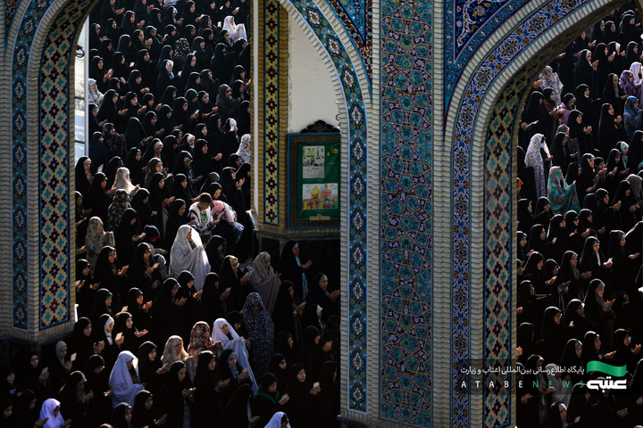 اقامه نماز عید فطر در حرم مطهر رضوی